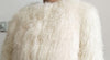 Women real mongolian sheep fur coat ladies leather short style beach wool fur jacket female outerwear