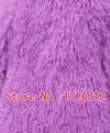 Women real mongolian sheep fur coat ladies leather short style beach wool fur jacket female outerwear
