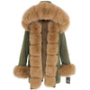 OFTBUY 2019 fashion winter jacket women real fur coat natural real fox fur collar loose long parkas big fur outerwear Detachable