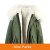JAZZEVAR 2019 woman army green Large raccoon fur collar hooded coat parkas outwear 2 in 1 detachable lining winter jacket