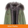 JAZZEVAR 2019 woman army green Large raccoon fur collar hooded coat parkas outwear 2 in 1 detachable lining winter jacket