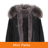 JAZZEVAR 2019 woman army green Large raccoon fur collar hooded coat parkas outwear 2 in 1 detachable lining winter jacket