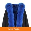 JAZZEVAR 2019 New Fashion Women's Luxurious Large Real Fox Fur Collar Cuff Hooded Coat Short Parkas Outwear Winter Jacket