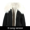 JAZZEVAR 2019 New Fashion Women's X-Long parka large real racoon fur Hooded Coat Outwear natural color Military Winter Jacket