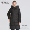 MIEGOFCE 2019 New Winter Collection Coat Women Parka  Length Below The Knee Windproof Women Jacket With Stand-up Collar and Hood