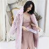 OFTBUY 2019 Real Fur Coat Winter Jacket Women Natural Rex Rabbit Fur Long Overcoat Stand Collar Streetwear Thick Warm Outerwear