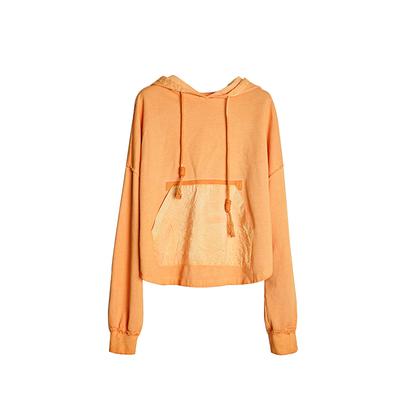 2019 SS New Collection original design orange oversized long sleeve hoodies women