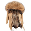 Women Parkas Real Natural Fur Winter Parka Raccoon Fur Collar Fox Fur Liner Jacket Coat