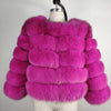 Women Warm Real Fox Fur Coat Short Slim Winter Genuine Fur Jacket Fashion Outwear Luxury Natural Fox Fur Coat For Girls FC-034
