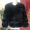 2019 new style real fur coat 100% natural fur jacket female winter warm leather fox fur coat high quality fur vest Free shipping