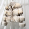 2019 winter jacket women parka real fur coat natural raccoon fur collar woolen coat bomber jacket korean streetwear new