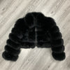 rf1982 New Arrival Woman's Real Fox Fur Coat Short Style Slim Fit Zipper Fashion Real Fur Jacket