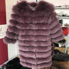 2019 Real Fox Fur Coat Women Natural Real Fur Jackets Vest  Winter Outerwear Women Clothes