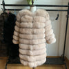 2019 Real Fox Fur Coat Women Natural Real Fur Jackets Vest  Winter Outerwear Women Clothes
