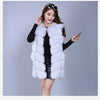 2019ladies new red fox fur vest natural fox fur real fox fur vest casual fashion warm autumn and winter European street style