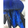 womens fox fur coat parkas winter jacket coat women parka big real fur collar kurtka damska natural fox fur liner long outerwear