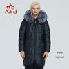 2019 Astrid winter jacket women with fox fur collar design long thick cotton clothing fashion warm women parka AR-9179