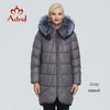 2019 Astrid winter jacket women with fox fur collar design long thick cotton clothing fashion warm women parka AR-9179