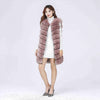 2019 New Women's Winter Real Fox Fur Vest Real Fox Fur Jacket High quality Fashion Warm Sleeveless Zipper Natural Real Fur Coat