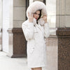 women winter large fur hooded parkas 2020 white winter jacket women natural fur lined thick coat women oversize