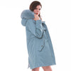 women winter large fur hooded parkas 2020 white winter jacket women natural fur lined thick coat women oversize
