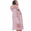 women winter large fur hooded parkas 2020 white winter jacket women natural fur lined thick coat women oversize