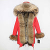 OFTBUY 2019 Winter Jacket Women Long Parka Real Fox Fur Coat Natural Raccoon Fur Collar Hood Thick Warm Streetwear Parkas New