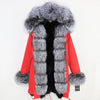 OFTBUY 2019 Winter Jacket Women Long Parka Real Fox Fur Coat Natural Raccoon Fur Collar Hood Thick Warm Streetwear Parkas New