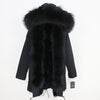 OFTBUY 2019 Winter Jacket Women Long Parka Real Fox Fur Coat Natural Raccoon Fur Collar Hood Thick Warm Streetwear Parkas New