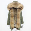 OFTBUY 2019 Winter Jacket Women Long Parka Real Fox Fur Coat Natural Raccoon Fur Collar Hood Thick Warm Streetwear Parkas New