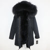 OFTBUY 2019 Winter Jacket Women Long Parka Real Fox Fur Coat Natural Raccoon Fur Collar Hood Thick Warm Streetwear Parkas New