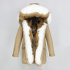 OFTBUY 2019 Winter Jacket Women Long Parka Real Fox Fur Coat Natural Raccoon Fur Collar Hood Thick Warm Streetwear Parkas New