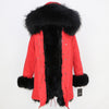 OFTBUY 2019 Winter Jacket Women Long Parka Real Fox Fur Coat Natural Raccoon Fur Collar Hood Thick Warm Streetwear Parkas New
