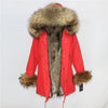 OFTBUY 2019 Winter Jacket Women Long Parka Real Fox Fur Coat Natural Raccoon Fur Collar Hood Thick Warm Streetwear Parkas New