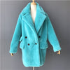 MAOMAOFUR Real Wool Teddy Coat Women New Fashion Real Sheep Fur Jacket Female Warm Oversize Winter Outerwear Wool Clothing