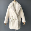 MAOMAOFUR Real Wool Teddy Coat Women New Fashion Real Sheep Fur Jacket Female Warm Oversize Winter Outerwear Wool Clothing