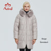 2019 Astrid winter jacket women with fox fur collar design long thick cotton clothing fashion warm women parka AR-9179