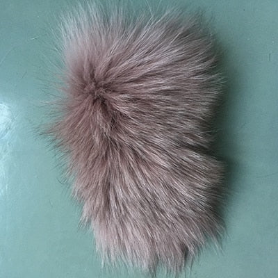 FURSARCAR Fashion New Real Fur Vest Women Winter Thick Warm Outwear 70 Cm Long Solid Fluffy Fox Fur Waistcoat With Fur Hood