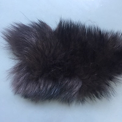 FURSARCAR Fashion New Real Fur Vest Women Winter Thick Warm Outwear 70 Cm Long Solid Fluffy Fox Fur Waistcoat With Fur Hood