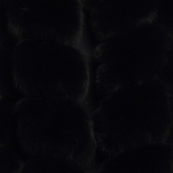 FURSARCAR Fashion New Real Fur Vest Women Winter Thick Warm Outwear 70 Cm Long Solid Fluffy Fox Fur Waistcoat With Fur Hood