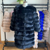 New Natural Real Fox Fur Coat Winter Women Long Style Genuine Real Fur Jacket Female Quality 100% Real Fox Fur Overcoats