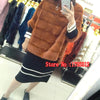 New real mink fur coat women winter thick warm natural fur outerwear genuine leather real fur jacket female pullover