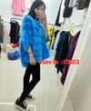 New real mink fur coat women winter thick warm natural fur outerwear genuine leather real fur jacket female pullover