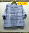 New real mink fur coat women winter thick warm natural fur outerwear genuine leather real fur jacket female pullover
