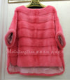 New real mink fur coat women winter thick warm natural fur outerwear genuine leather real fur jacket female pullover