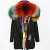 real fur coat and jackets women winter parka real fur jacket abrigos mujer invierno 2019 big collar kurtka damska fur coats