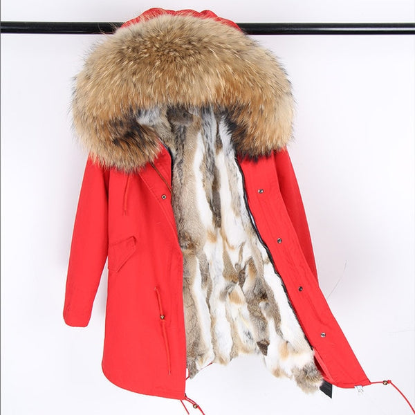 real fur coat and jackets women winter parka real fur jacket abrigos mujer invierno 2019 big collar kurtka damska fur coats