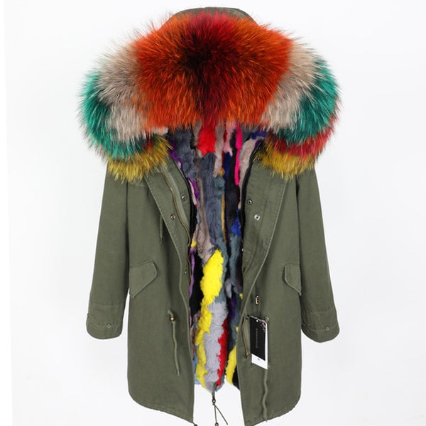 real fur coat and jackets women winter parka real fur jacket abrigos mujer invierno 2019 big collar kurtka damska fur coats