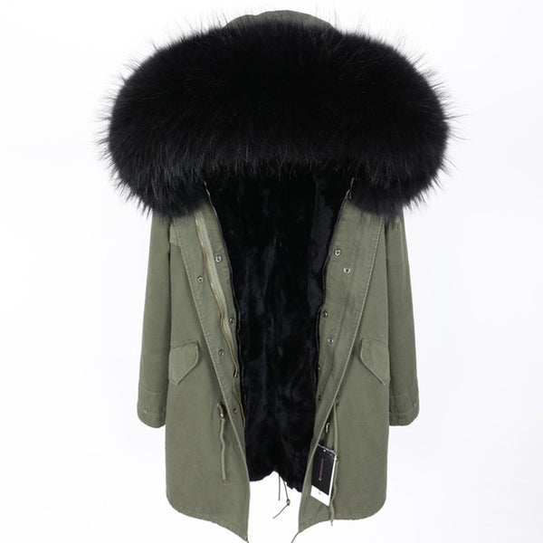 real fur coat and jackets women winter parka real fur jacket abrigos mujer invierno 2019 big collar kurtka damska fur coats