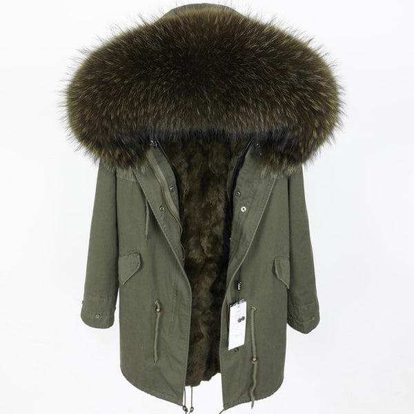 real fur coat and jackets women winter parka real fur jacket abrigos mujer invierno 2019 big collar kurtka damska fur coats